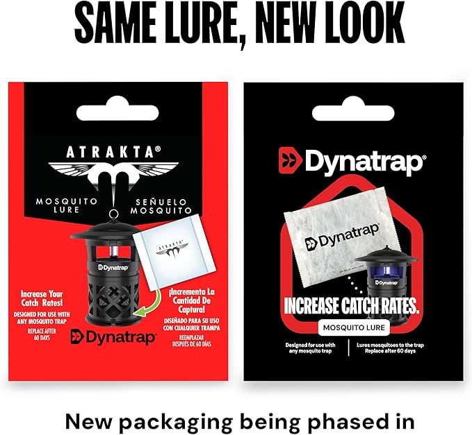 DynaTrap 100611 Atrakta Mosquito Lure Sachet for Any DynaTrap Insect Trap, Lasts 60 Days, Mosquito Trap Attractant (Pack of 2)