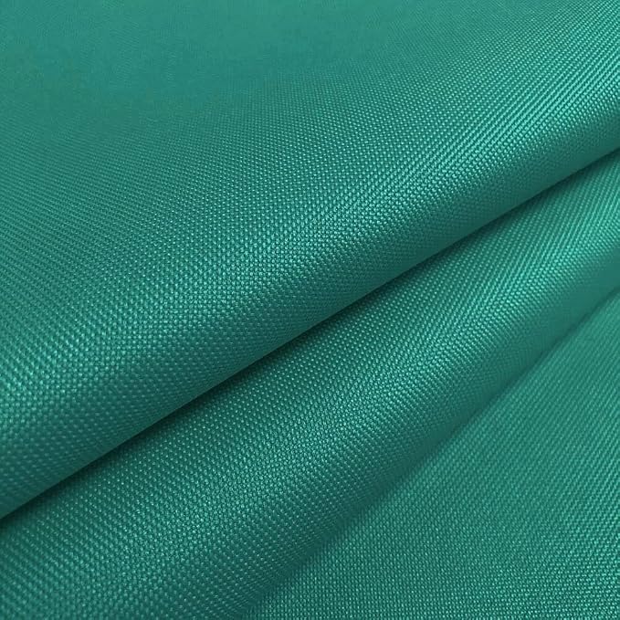Waterproof Canvas Fabric by The Yard 58" W 600D Upholstery Polyester Material Indoor Outdoor Water Resistant Fabric for Chair Cushion Furniture Cover Sewing DIY Cloth, 5 Yards Teal
