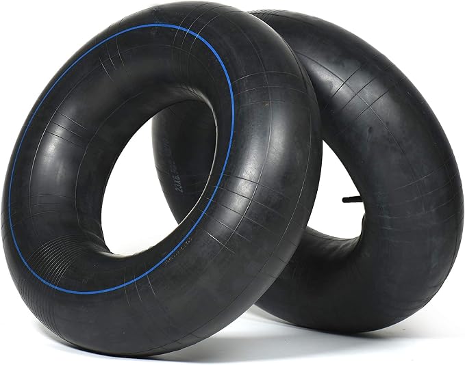 AR-PRO 23x10.5/9.5/8.5-12 Inner Tube Replacement With TR-13 Straight Valve Stem (2-Pack) - For Golf Cart, Tractor, John Deere Lawn Mower, Snowthrowers, Tillers, Trailers, Wheelbarrows and ATV's