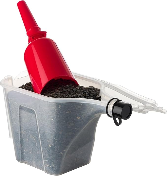 More Birds 3N1 Bird Seed Super Tote and Storage,5 lb Seed Capacity,(Pack of 4)