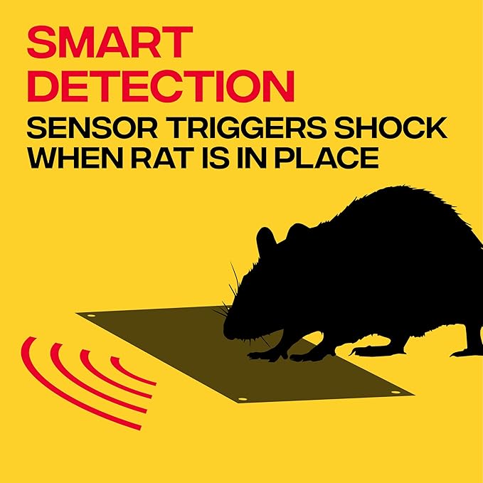 Victor Indoor Electronic Rat Trap, Humane Electric Rat Traps Indoor for Home, No Touch, No See Traps, Pack of 2 - M241BSR-2