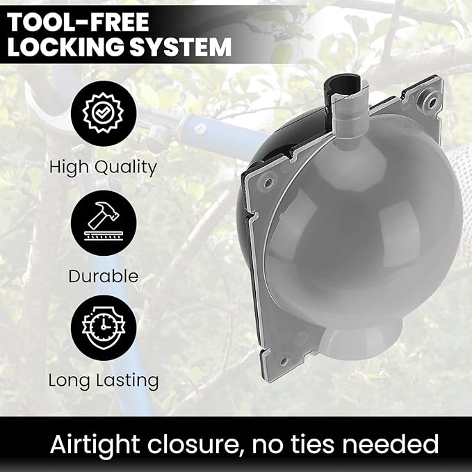 Air Layering Pods for Plant Propagation (8 Medium) – Reusable Rooting Balls with Automatic Lock, Plant Propagation Kit for Trees, Roses & Fruit Plants
