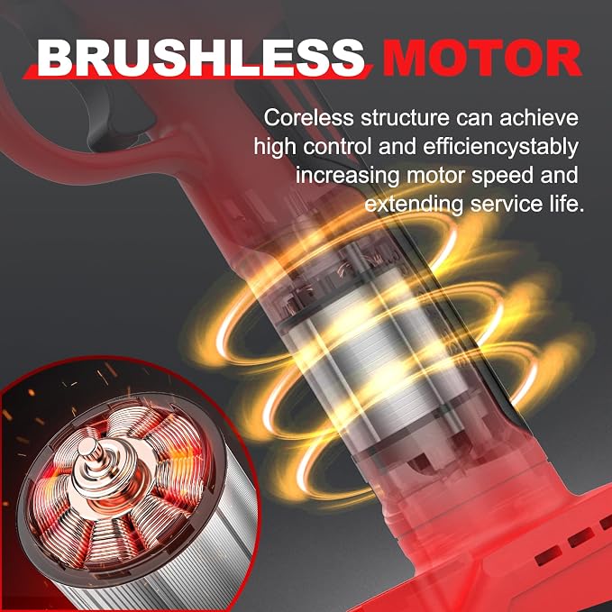 NAWIN 16.8V Electric Extended Ratchet Wrench + 40mm Electric Pruning Shears