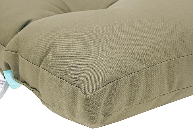 QILLOWAY Outdoor High Back Chair Cushion for Adirondack, All Weather Rocking Chair Cushions Thick Padded Replacement for Patio Furniture Set of 4,Beige