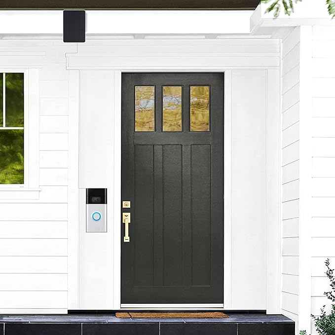 Solar Charger for Video Doorbell (2nd Generation - 2020 Release), Black