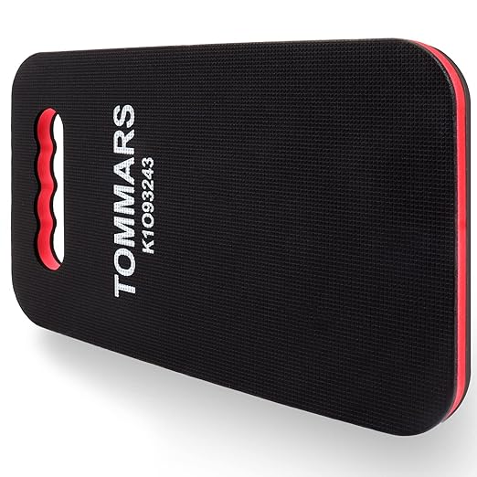 TOMMARS 0.9" Thick Kneeling Pad, Comfortable Foam Knee Pads Cushion Mat for Gardening, Yardwork, Workshop Repairing