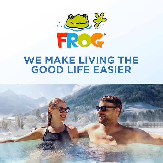 FROG @Ease Replacement SmartChlor Cartridge 3 Pack with pH and Total Alkalinity Decreaser & 1 Pack of Maintain for use with Hot Tub FROG @Ease Floating System