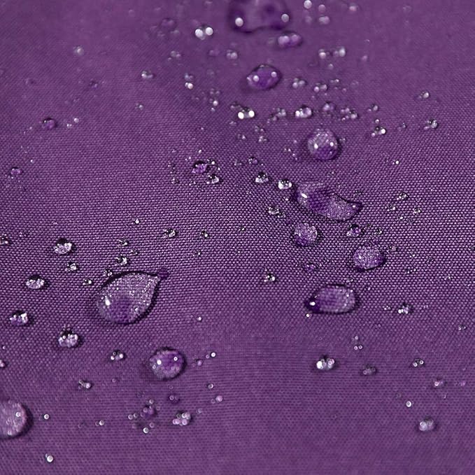 MIULEE Pack of 2 Decorative Outdoor Waterproof Pillow Covers Square Garden Cushion Sham Throw Pillowcase Shell for Spring Patio Tent Couch 18x18 Inch Purple
