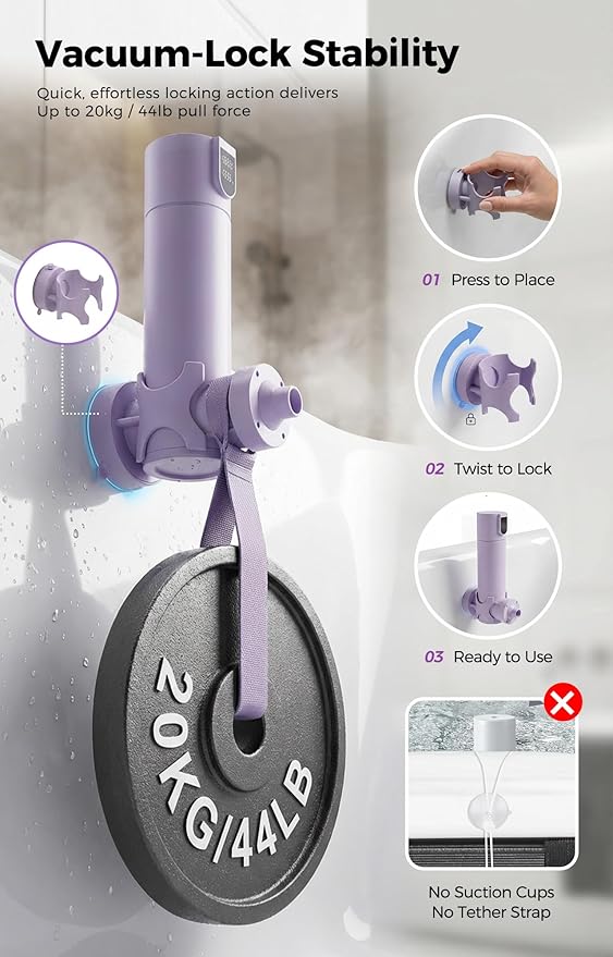 Bath Jets for Tub – Portable Cordless Bath Jet Spa for Bathtub with Vacuum-Lock Suction, Dual Jet & Bubble Mode, 360° Adjustable Water Flow