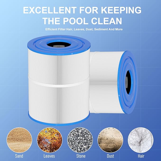 C-8465 Spa Filter Replacement Compatible with Watkins 31114, Pleatco PWK65, Filbur FC-3960, 71827, 71828, Watkins 65 sq.ft Tiger River Spa Filter 2 Pack