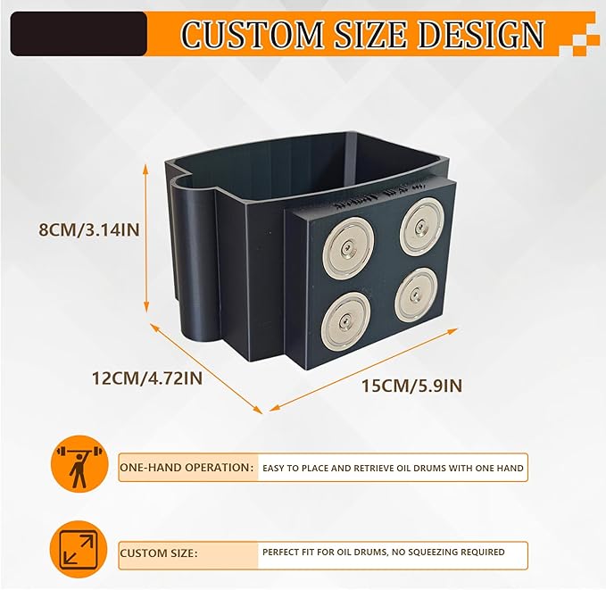 for Archoil Holder Magnetic, Thickening Magnets Holder Fit Archoil 40.6 Oz(1.2L) Diesel Treatment, Diesel Additive Holder for Truck, Tractors Etc