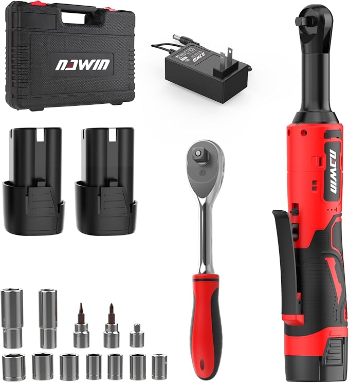 NAWIN 16.8V Electric Extended Ratchet Wrench + 40mm Electric Pruning Shears