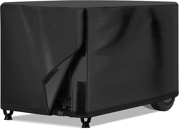 NEXCOVER Waterproof Universal Generator Cover - Weather/UV Resistant Cover 32 x 24 x 24 inch, for Most Portable Generators 5000-10000 Watt, Black
