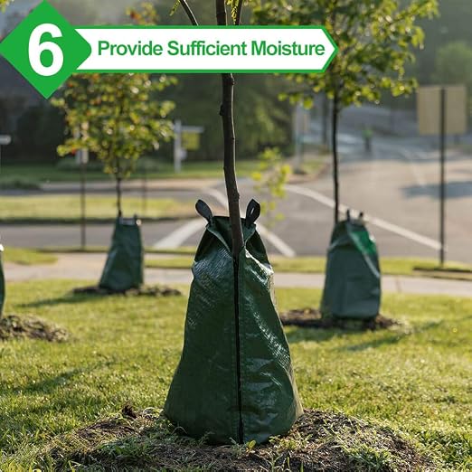 vensovo 2 Pack Tree Watering Bag - 20 Gallon Slow Release Tree Automatic Irrigation Bag with Zipper