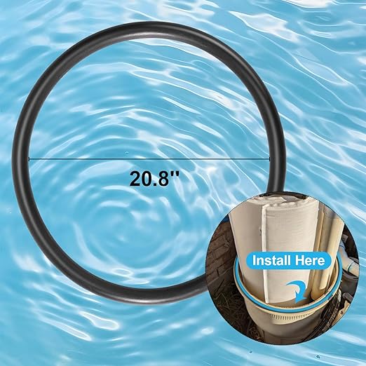 39010200 Pool Tank Clamp O-Ring for Pentair CCP 520/420/320 Clean & Clear Plus Fiberglass-Reinforced Polypropylene Tank Filters and FNSP24/36/48/60 FNS Plus Filter, Pool Filter O Ring Replacement