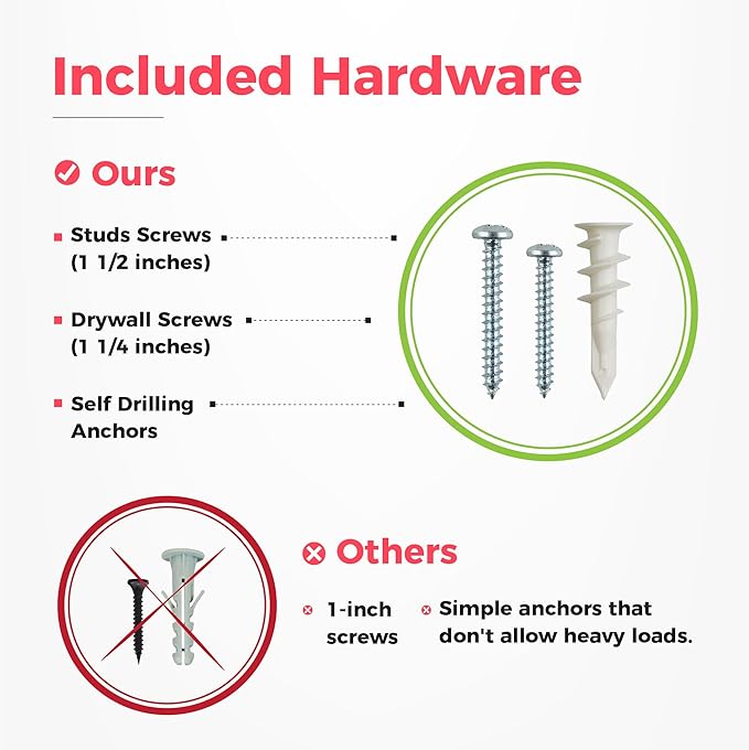 TIDYME Garage Wall Organizer | 48" Heavy-Duty Tool Storage Rack | Adjustable Double-Layer Hooks | 300 lbs Capacity | Carbon Steel Wall Mount Holder for Shovels, Rakes, Ladders & Power Tools