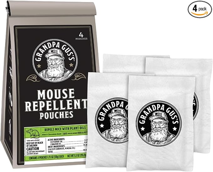 Grandpa Gus's Mouse Repellent Pouches (4 Count)