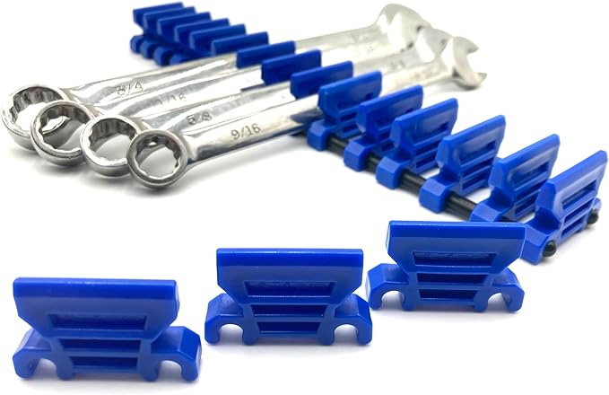 Professional 42 Wrench Organizer Set - Blue