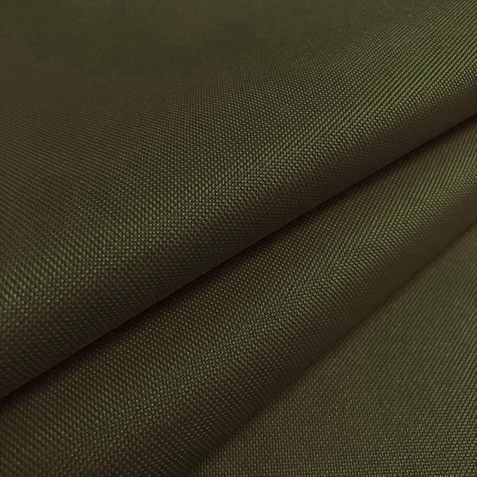 Waterproof Canvas Fabric by The Yard 58" W 600D Upholstery Polyester Material Indoor Outdoor Water Resistant Fabric for Chair Cushion Furniture Cover Sewing DIY Cloth, 2 Yards Army Green