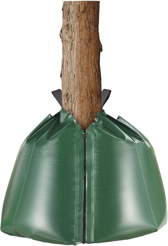 VEVOR 4 Pack 20 Gallons Tree Watering Bag, Slow Release Tree Watering Bags, Refillable Tree Drip Irrigation Water Bags for Trees, Durable Tree Watering System for Deep Root Targeting