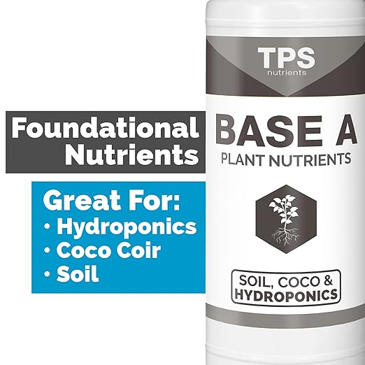 TPS Base A+B Two Part Set Complete Plant Growing Nutrient Formula for All Plants, for Both Soil and Hydro, Gallon Set (2 x 128 oz)