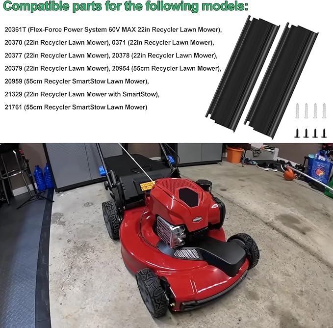 115-8420 144-6431 Trailing Shield for Toro 22" Recycler Lawn Mowers / 22” Walk Behind Lawn Mower, Compatible with 20330, 20330C, 20339C, 20331, 20350, 20331C, 20339, 20351, 20378, 20954, 20370 (2PCS)