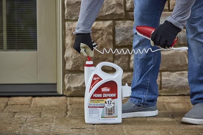 Ortho Home Defense Insect Killer for Indoor and Perimeter2 with Comfort Wand - Ready-To-Use Bug Spray, Kills Ants, Cockroaches & Spiders, 1.1 gal. (2-pack)