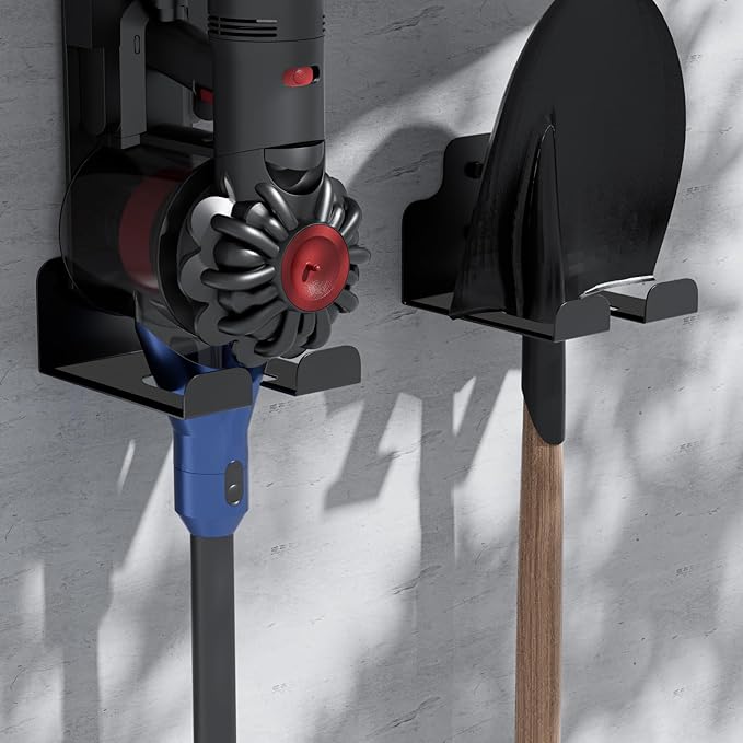 JNIHEEP Garage Organizer Trimmer Rack, Garden Power Tool Hanger Weed Whackers Holder Wall Mounted for Grass Trimmer, Hedge Trimmer, Garage Trimmer, Garden Tools,2 Pack