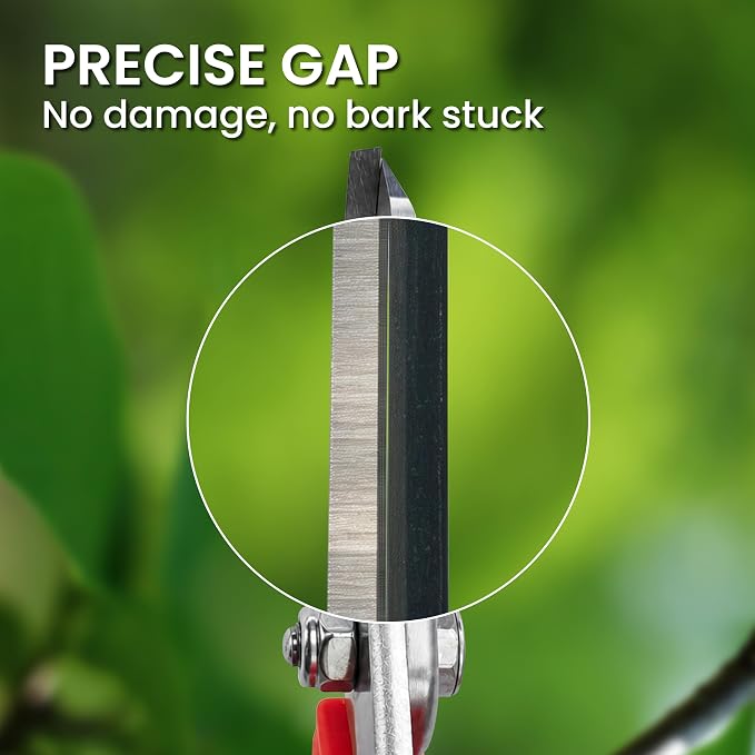 AGRICUT 7" Pruning Shears Heavy Duty Professional, Made of Japanese SK5 Steel Blades, 4/5 Cut Capacity, Bypass Hand Pruners Garden Clippers for Tree Flower Branch Trimming, S20E