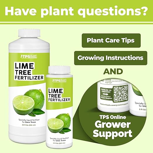 Lime Tree Fertilizer – Liquid Plant Food for More Fruit, Better Flowering & Stronger Root Development, 8 oz