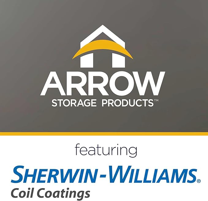 Arrow 15' x 9' One-Sided Carport Enclosure Wall Kit for 7' or 9' Carports, Heavy-Duty Galvanized Steel Carport Enclosure Panel, 1 Wall, Charcoal