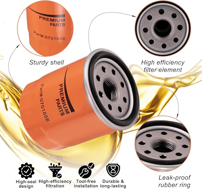 0E9371AS Air Filter Maintenance Kit -Compatible with (2013 +) Generator V-Twin/8kW/11kW Evolution Series - Generator Oil Change Replacement Parts Maintenance Service Filter Kit