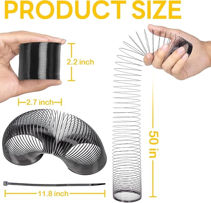 Deecam Squirrel Proof Spring Barrier Device, 2.7 Inch Metal Coil Guard for Bird Feeder Poles, Outdoor Hanging Bird Feeders and Bird House Accessories