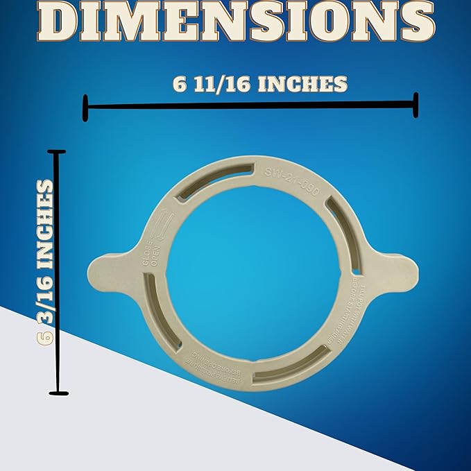 Swimables Locking Ring Compatible with Pentair Superflo Pool Pump Parts 350090 | Compatible with Pentair Superflo VS 342001 and Superflo Single Speed Pool Pumps | Made in USA