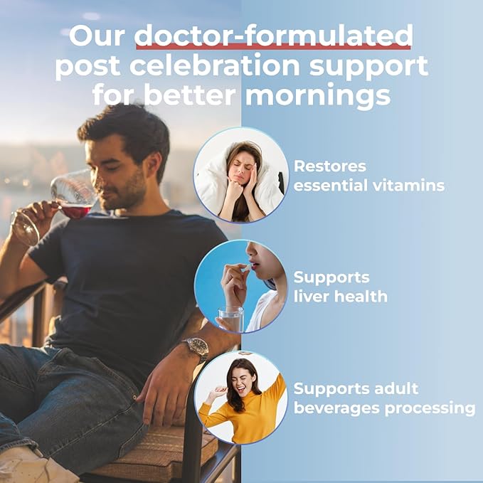 Avenir Nutrition Plan A™ - Post-Celebration Relief & Morning Restore, Dehydration & Headache Support - Dihydromyricetin DHM and L Cysteine - 90 Capsules