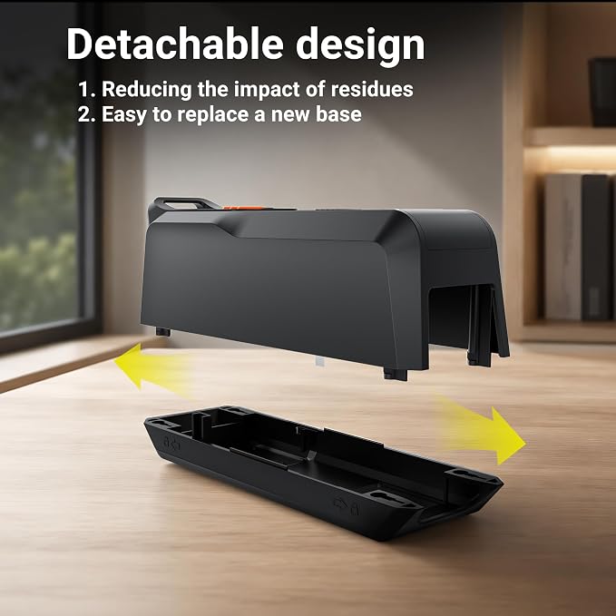 Electric Mouse Trap 2 Pack, Electric Mice Control for Indoor Home, Small Mice Catchers for House, Safe No Touch Traps, Quick-Set Mousetraps Effective