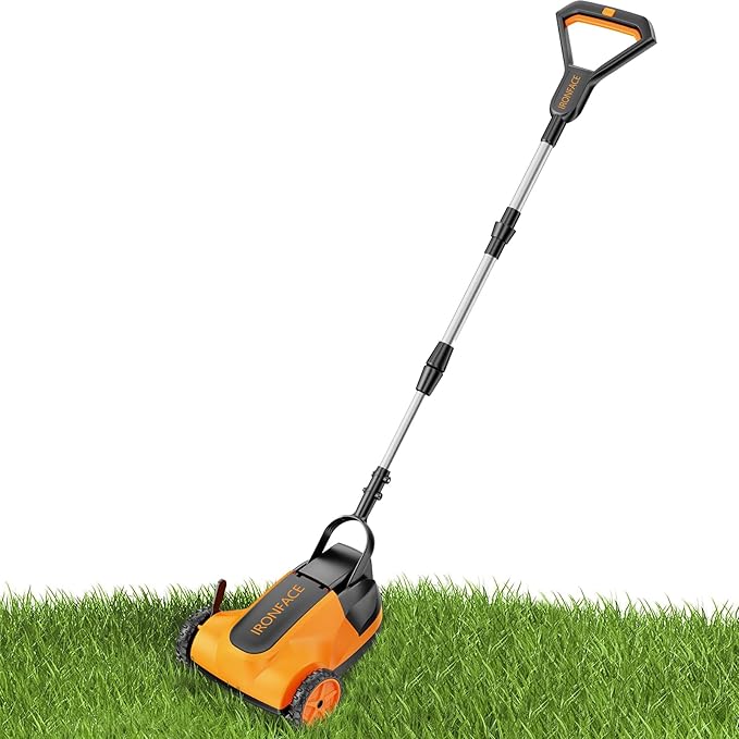 IRONFACE Cordless Walk-Behind Lawn Mower Compatible with Dewalt 20v Battery Platform(DCB205 DCB206 DCB204 DCB207...) 20V Electric Lawn Mowers for Garden, Yard and Farm, (Tool Only, No Battery)