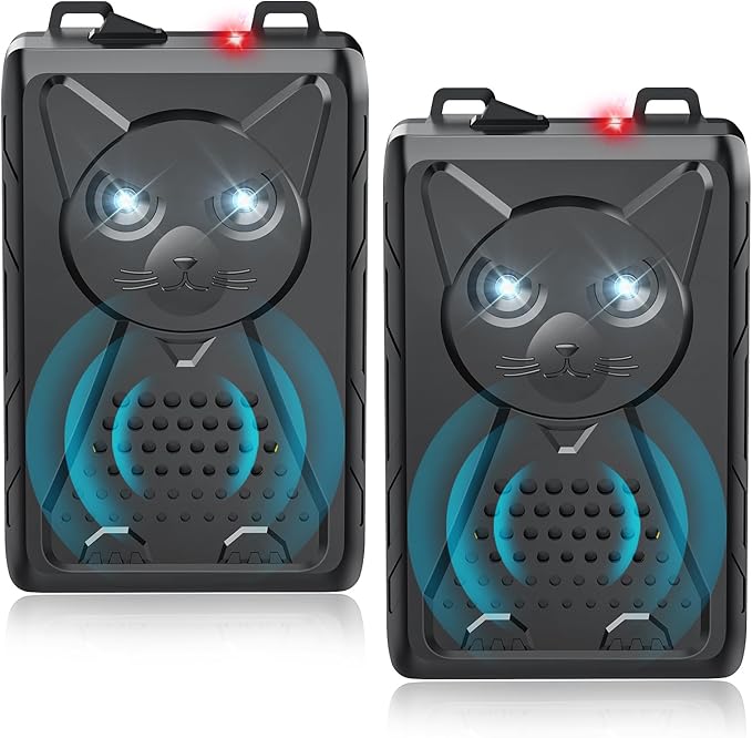 Ultrasonic Pest & Rodent Mouse Squirrels Repellent, 2 Pack Plug-in Electronic Rat Bat Bug Spider Repeller, Battery Operated Deterrent Control Mice for Car Engines, Replace Mouse Traps Indoor, Outdoor