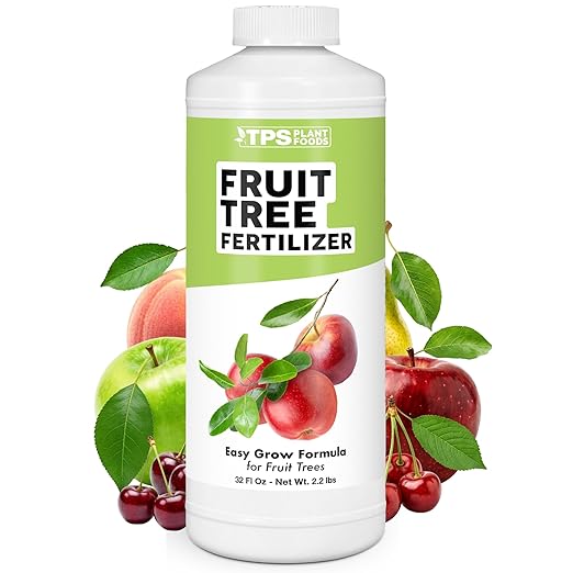 Fruit Tree Fertilizer – Liquid Plant Food for All Fruit Trees, Supports Heavy Blossoms, Bigger Harvests & Healthy Growth, 32 oz