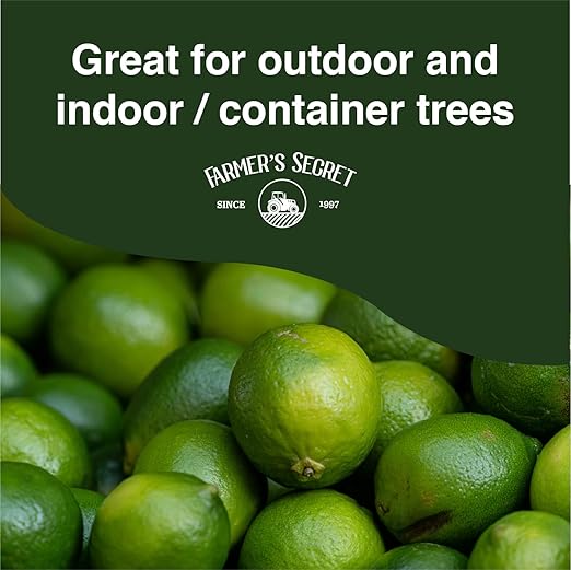 Farmer's Secret Citrus Tree Booster Fertilizer (32oz) - Super Concentrated - Formulated for All Citrus Trees Including All Types of Lemons, Limes, and Oranges - Outdoor and Indoor/Container Trees
