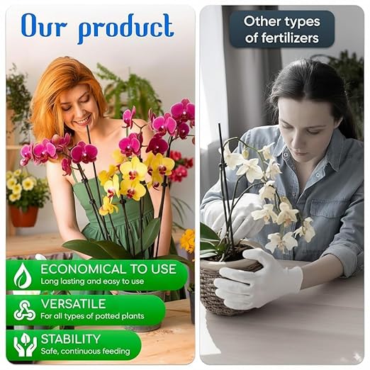 All-Purpose Liquid Plant Food Fertilizer for Orchids & House Plants | Concentrated Nutrient Solution for Indoor & Outdoor Plants | Promotes Vibrant Blooms, Strong Roots & Lush Foliage