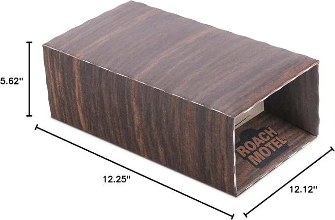 Roach Motel Traps 2 Count, Contains No Pesticides, Hides Dead Bugs, 12 Pack