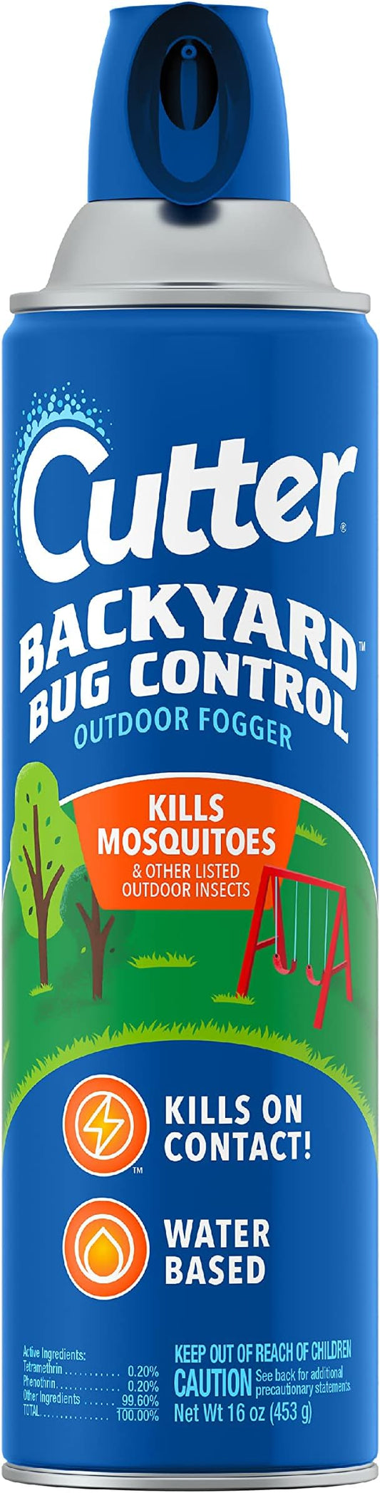 Cutter Backyard Bug Control Outdoor Fogger (6 Pack), Kills Mosquitoes, Fleas & Listed Ants, 16 fl Ounce