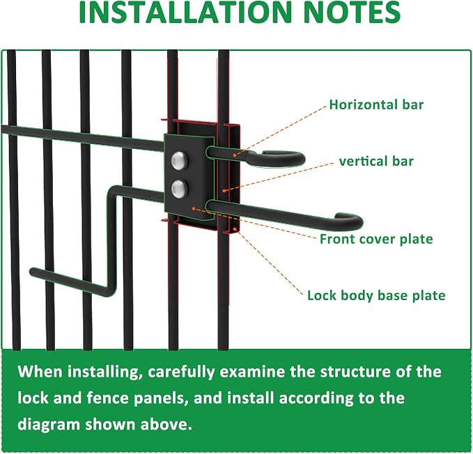 Garden Fence Animal Barrier with Solar Garden Lights, 32 in (H) x23.6ft (L) Decorative Garden Fence, 10 Panels No Dig, Rustproof Metal Temporary Fence, Dog Fence Outdoor for Yard, Patio