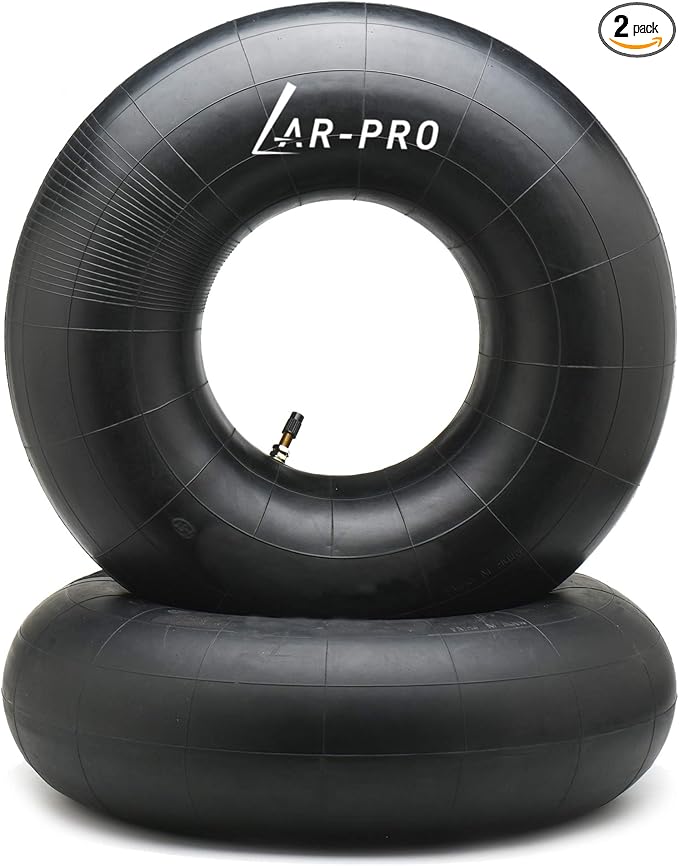AR-PRO (2 Packs 20x8.00-8, 20x8-8, 20x10.00-8, 20x10-8 Inner Tube Replacement with TR-4 Straight Valve Stem for Mower/Tractor/Golf Cart/Garden Trailer and More