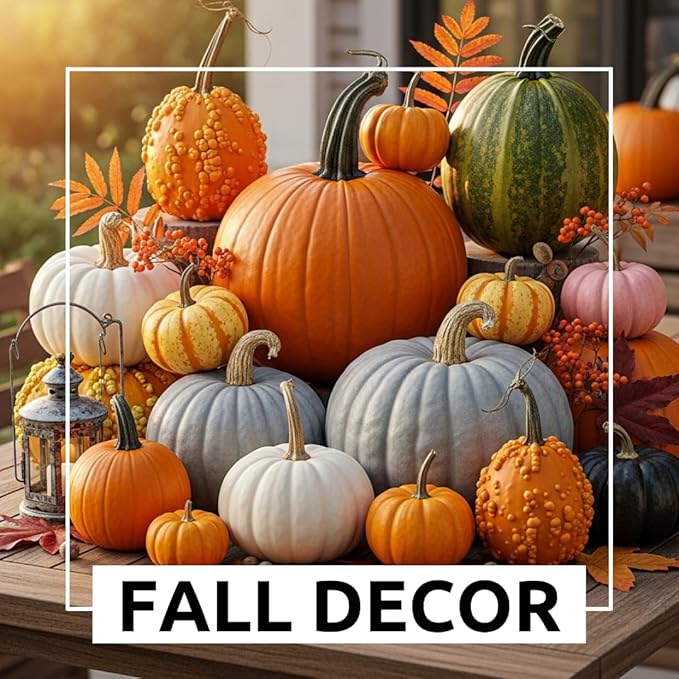 10 Warty White Specter Pumpkin Seeds for Planting – Pure White with Subtle Warts – Rare, Elegant Variety for Unique Fall Décor, Halloween Displays & Garden Harvests