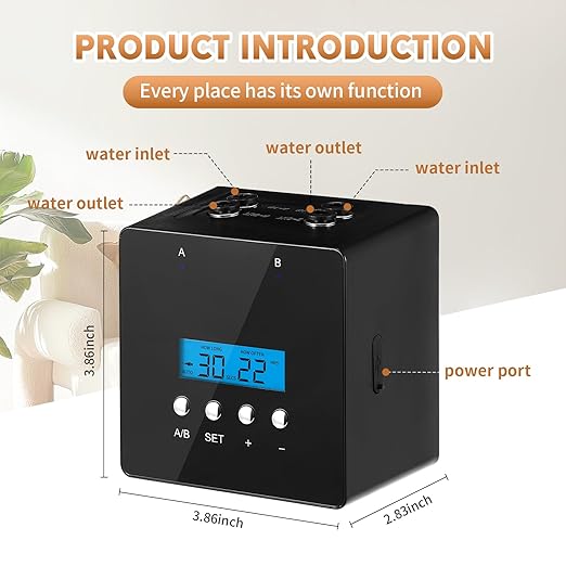 Indoor Plant Watering syste with 30-Day Timer,Self Watering Driplrrigation Kit with Timer, Automatic Watering System，AdjustableNozzles for 20 Plants, 2 p