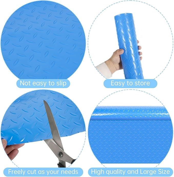 36x36in Swimming Pool Ladder Mat Protective Swimming Pool Step Pad for Above Ground Swimming Pool Ladder Pad Vinyl Non-Slip Pool Liner