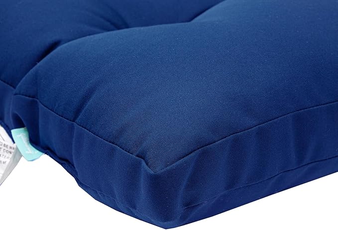 QILLOWAY Outdoor High Back Chair Cushion for Adirondack, All Weather Rocking Chair Cushions Thick Padded Replacement for Patio Furniture Set of 4,Royal Blue