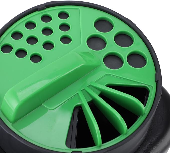 Seed Spreader, 2L Spread Fertilizer Shaker Fertilizer Spreader Hand Spreaders for Lawns Handheld Shake Dispenser for Salt, Seed, Grass and Garden, 5.5x9.6x3.9in